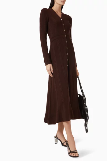 Rablie Midi Dress in Knit