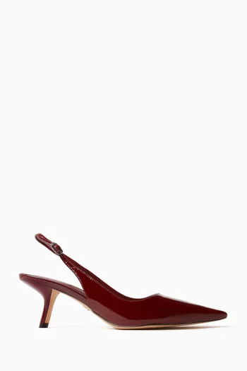 Bianka 60 Slingback Pumps in Patent Leather