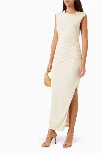 فستان أمالي نسيج جيرسيه ناعم