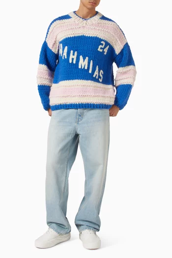 Hockey Sweater in Wool-knit