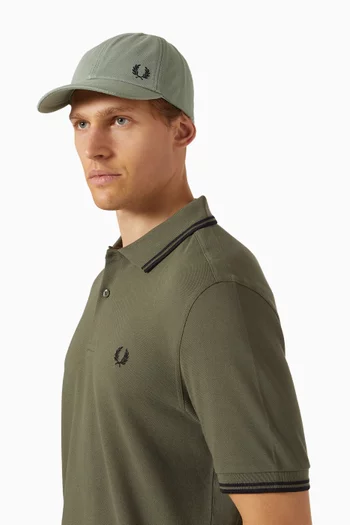 Classic Logo Cap in Cotton-piqué