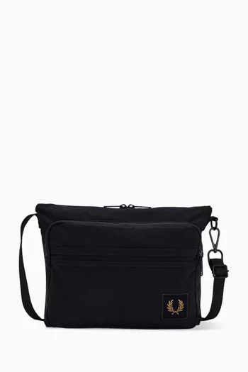 Badge Crossbody Bag in Recycled Nylon