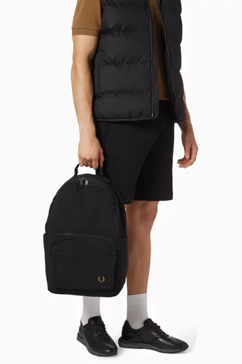 Badge Backpack in Recycled Nylon