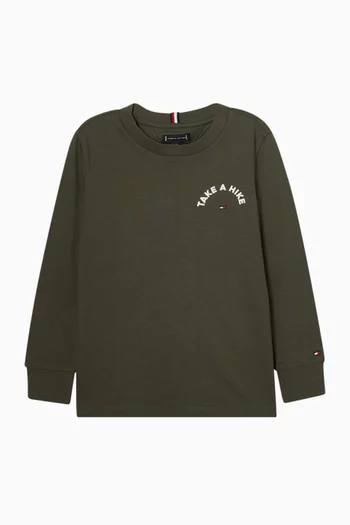 Take A Hike T-shirt in Cotton