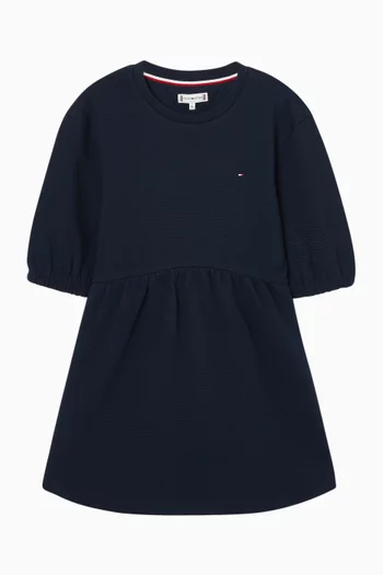 Ottoman Ribbed Dress