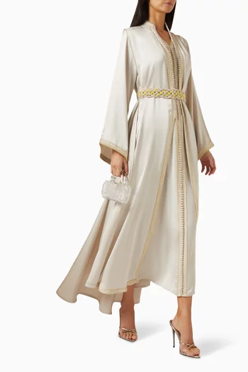 Tassel-trim Kaftan