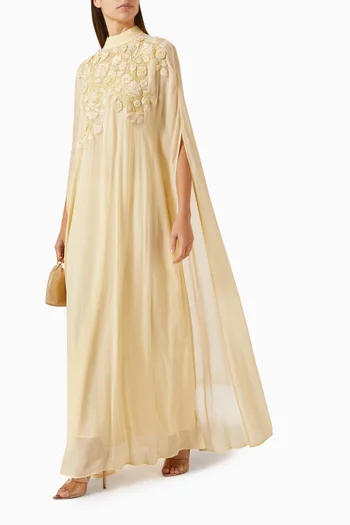 Vienne Embellished Dress in Georgette