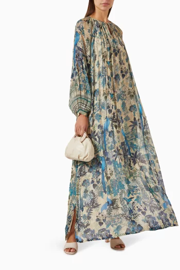 قفطان تورايا بنقشة زهور لايوسيل