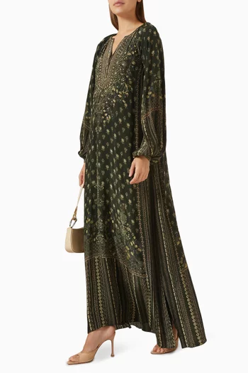 Emira Printed Kaftan in Viscose