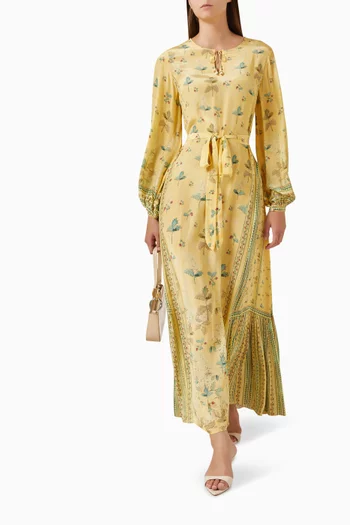 Printed Belted Kaftan