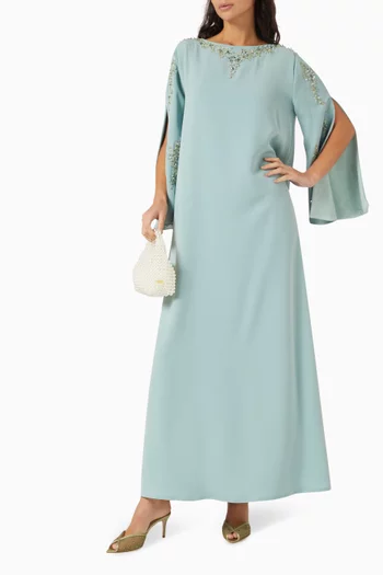 قفطان مطرز بالترتر