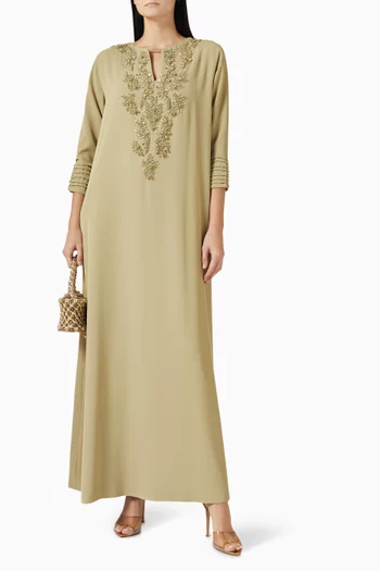 Bead-embellished Kaftan
