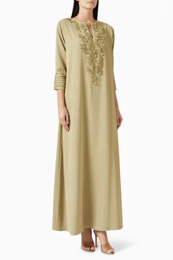 Bead-embellished Kaftan