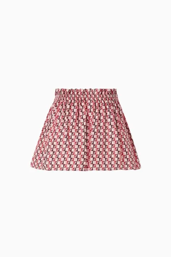 FF Print Mini Skirt