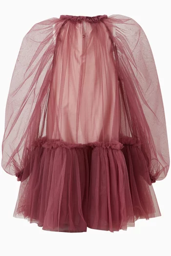 Ruffled Tulle Dress