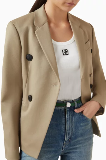 Romy Reversible Belt in Leather