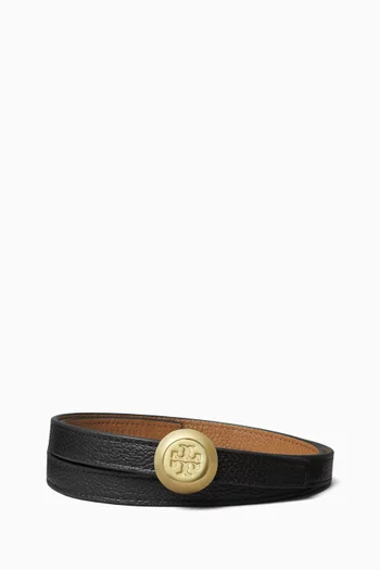 Romy Reversible Belt in Leather