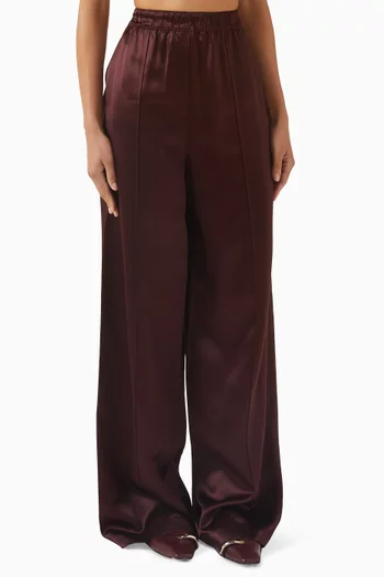 Wide-leg Pants in Viscose