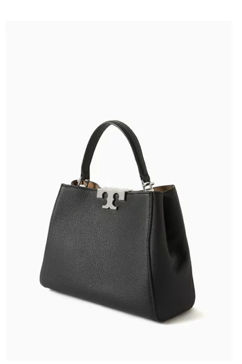 Medium Eleanor Satchel in Pebbled Leather