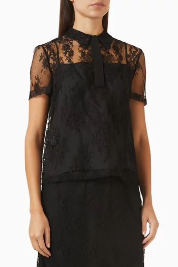 Sheer Top in Lace