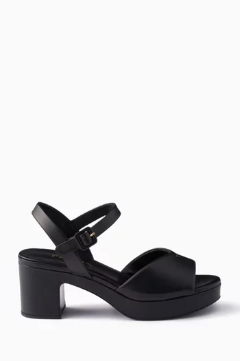 Padded 65 Sandals in Nappa Leather