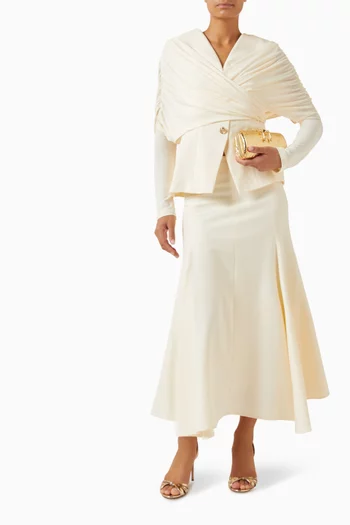 Criss-cross Drape Top
