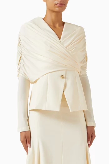 Criss-cross Drape Top