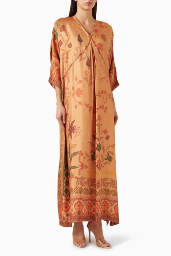 Gypsy Floral-print Kaftan