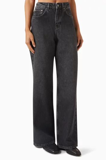 415 Wide-leg Jeans in Denim