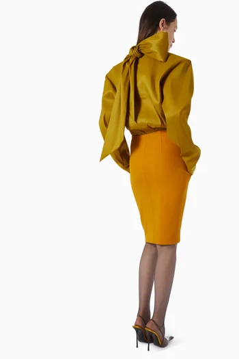 Lavallière Top in Organza