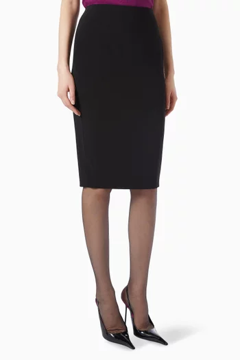 Cassandre Pencil Skirt in Satin
