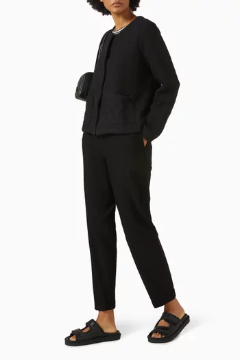 Tapered Pants in Cotton-twill