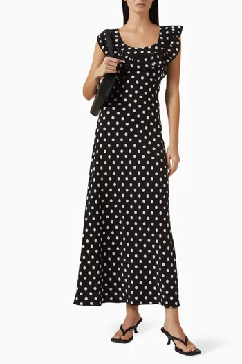 The Minnie Dress in Silk Crepe