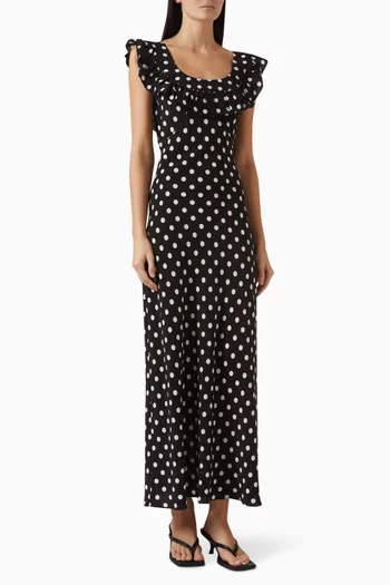 The Minnie Dress in Silk Crepe