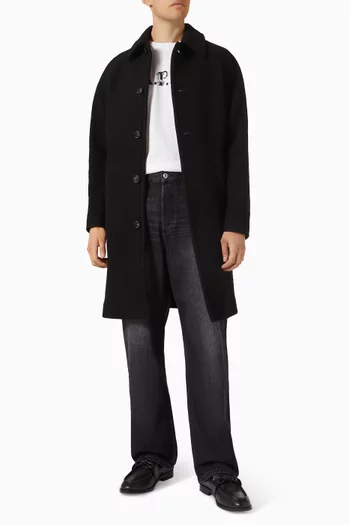 Gaston Overcoat in Felted Wool