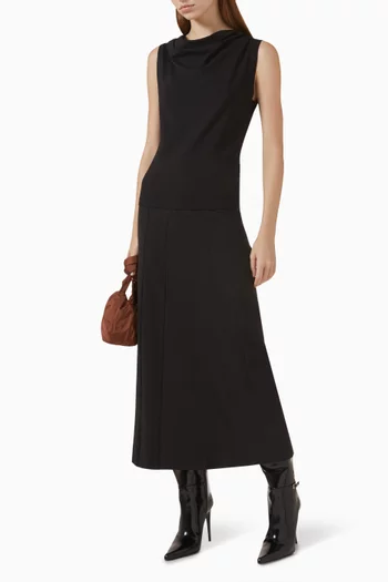 Naila Slip Skirt in Cotton Jersey