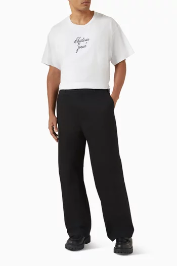 Chateau Script T-shirt in Cotton