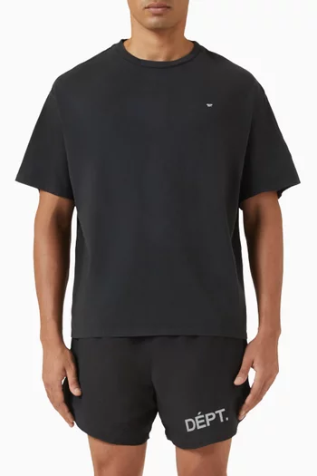 Micro Logo T-shirt in Cotton