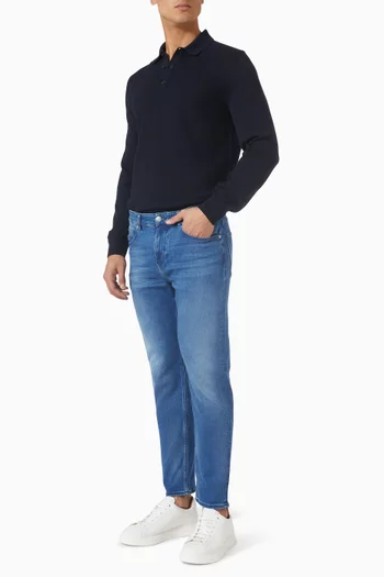 تي شيرت بولو من خامات مختلفة مزيج صوف