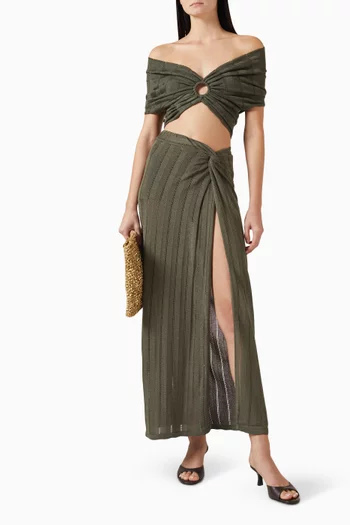 Vis Maxi Skirt