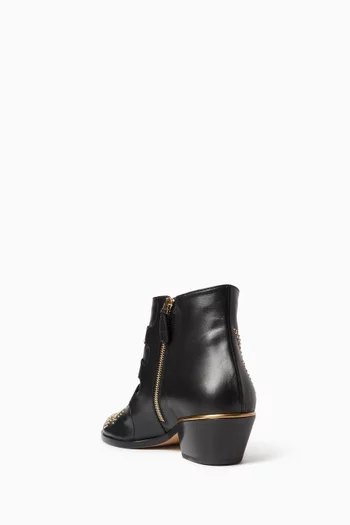Susan Ankle Boots in Nappa Sheepskin