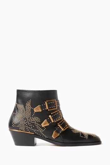 Susan Ankle Boots in Nappa Sheepskin