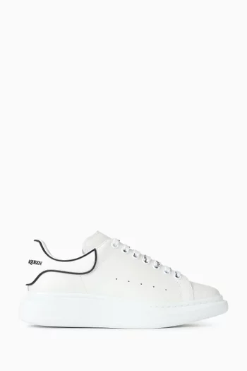 Oversized Sneakers in Leather