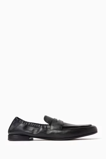 Shuffle Loafers in Antiqued Leather