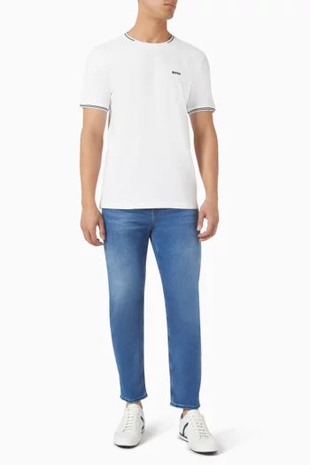 Logo T-shirt in Stretch Cotton