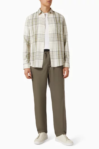 Dunluce Plaid Shirt in Cotton-blend