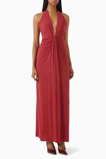 Susie Plunge Maxi Dress
