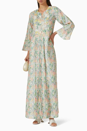 فستان مطرز بخرز