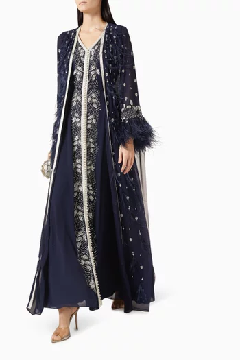 قفطان مطرز وكاب