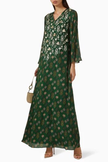 Bead-embellished Kaftan